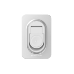 2-in-1 power bank with magnet and watch charger, 5,000 mAh silver colour