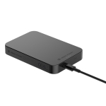 Magnetic phone power bank with type-C port, 10,000 mAh black colour