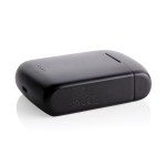 Wireless headphones with solar charging and BT 5.3 black colour