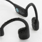 Earphones with built-in microphone, ideal for sports black colour