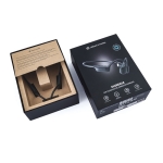 Earphones with built-in microphone, ideal for sports black colour