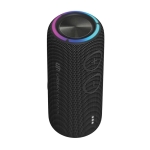 Waterproof wireless speaker with dual subwoofers, 30 W black colour