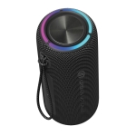 Waterproof wireless speaker with dual subwoofers, 30 W black colour