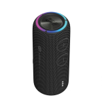 Waterproof wireless speaker with dual subwoofers, 30 W black colour
