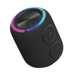 Waterproof wireless speaker with dual subwoofers, 16 W black colour