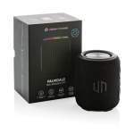 Waterproof wireless speaker with dual subwoofers, 16 W black colour