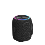Waterproof wireless speaker with dual subwoofers, 16 W black colour