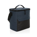 RPET cooler bag with front pocket, holds up to 12 cans blue colour