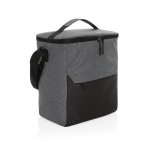 RPET cooler bag with front pocket, holds up to 12 cans grey colour