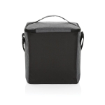 RPET cooler bag with front pocket, holds up to 12 cans grey colour