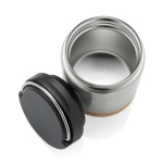 Leakproof recycled stainless steel thermal lunchbox, 400 ml silver colour