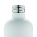 Leakproof recycled stainless steel bottle, 800 ml white colour third view