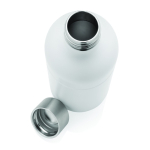 Leakproof recycled stainless steel bottle, 800 ml white colour fourth view