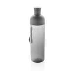 RPET bottle with detachable lid and carry handle, 600 ml black colour
