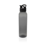RPET gym bottle with screw cap, 650 ml black colour