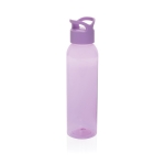 RPET gym bottle with screw cap, 650 ml violet colour