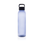 RPET gym bottle with screw cap, 650 ml navy-blue colour