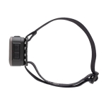 Adjustable LED head torch with 6 light modes black colour
