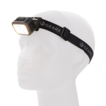 Adjustable LED head torch with 6 light modes black colour
