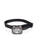 Adjustable LED head torch with 6 light modes black colour