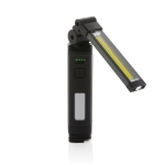 Rotating work light in recycled plastic with 360° magnet black colour