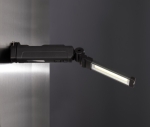 Rotating work light in recycled plastic with 360° magnet black colour