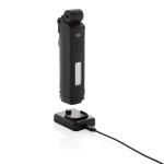 Rotating work light in recycled plastic with 360° magnet black colour