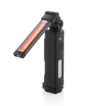Rotating work light in recycled plastic with 360° magnet black colour