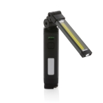 Rotating work light in recycled plastic with 360° magnet black colour