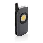 Recycled plastic LED work light with extendable function grey colour