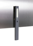 Pocket work light in recycled plastic with magnet grey colour