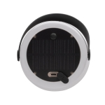 Outdoor LED lamp in recycled materials with solar panel white colour