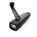 Dynamo torch with lithium battery and 120-lumen LED black colour