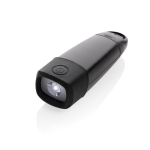 Dynamo torch with lithium battery and 120-lumen LED black colour