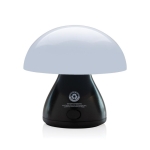 Portable table lamp with touch function and two light modes black colour