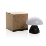 Portable table lamp with touch function and two light modes black colour