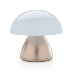 Portable table lamp with touch function and two light modes taupe colour