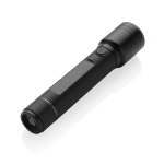 Large recycled aluminium torch with 5 light modes, 500 m range black colour