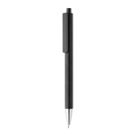 Modern pen in recycled aluminium with blue Dokumental® ink black colour