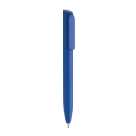 Eco mini twist pen with blue Dokumental® ink royal blue colour