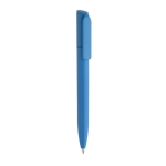 Eco mini twist pen with blue Dokumental® ink cyan blue colour