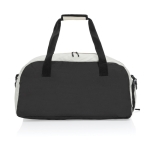 Spacious RPET travel bag with front pocket off white colour