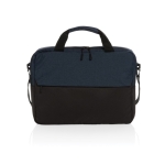 RPET laptop briefcase with multiple interior pockets, 15.6” blue colour