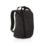 Youth-style RPET laptop backpack with compartments, 14” black colour
