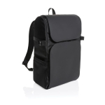 Multipurpose weekend backpack with 15.6” laptop compartment black colour
