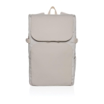 Multipurpose weekend backpack with 15.6” laptop compartment beige colour