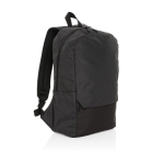 RPET travel backpack available in various colours, fits 15.6” laptop black colour
