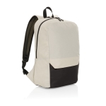 RPET travel backpack available in various colours, fits 15.6” laptop off white colour