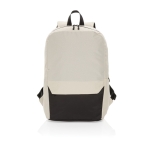 RPET travel backpack available in various colours, fits 15.6” laptop off white colour