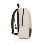 RPET travel backpack available in various colours, fits 15.6” laptop off white colour